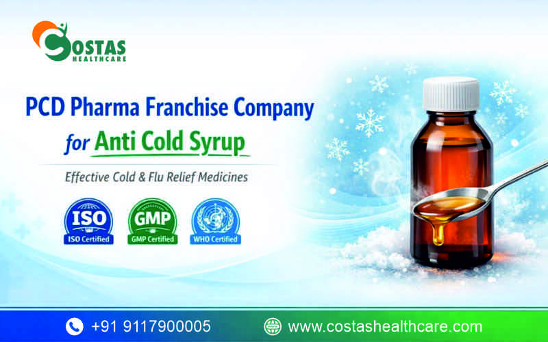 PCD Pharma Fanchise company for Anti cold syrup